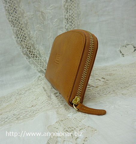 クレドラン　MIEL LONG WALLET:CAMEL