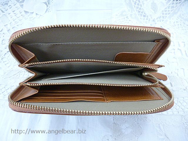 クレドラン　MIEL LONG WALLET:CAMEL