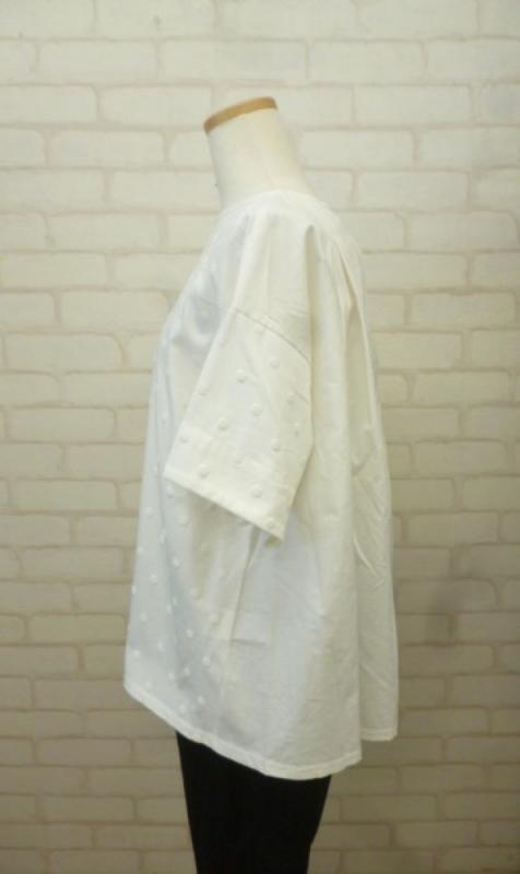 【クリアランスセール】エムビー　ポルカドット　Tシャツ:OW*80%OFF