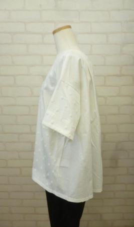 【クリアランスセール】エムビー　ポルカドット　Tシャツ:OW*80%OFF