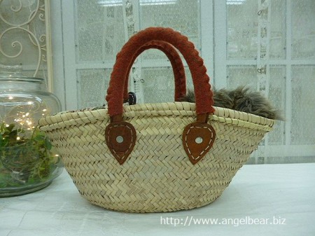 Veerle  ファー付きカゴBag