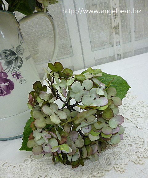  【クリアランスSALE】リュバンドティアラ　アートフラワー　ドライハイドレンジア:GR*80%OFF