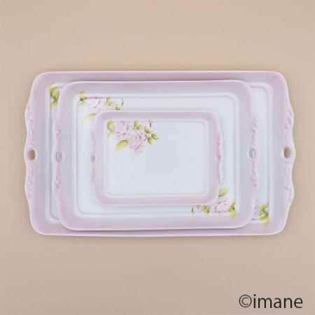 【再販決定】imane　ダイアナローズ・アンティークトレーL