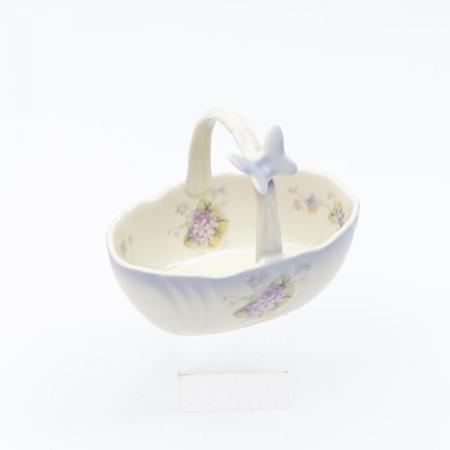 【8月下旬入荷予定】imane　スミレ・蝶付き花かご(入荷数に限りがございます)