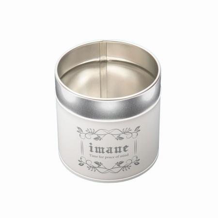 【7月新商品】imane　缶・アンティークマットホワイトS