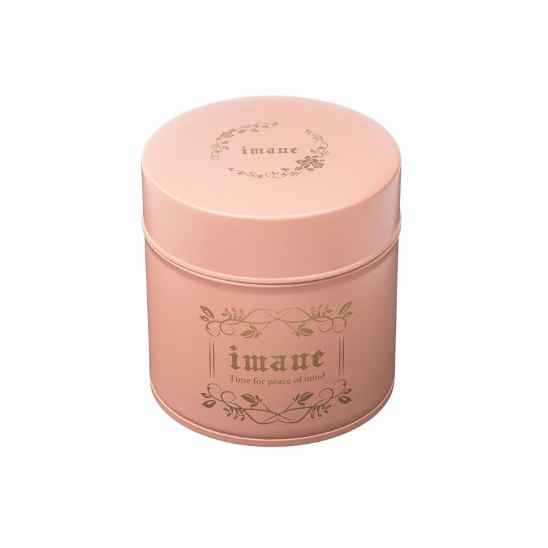 【7月新商品】imane　缶・アンティークマットピンクS