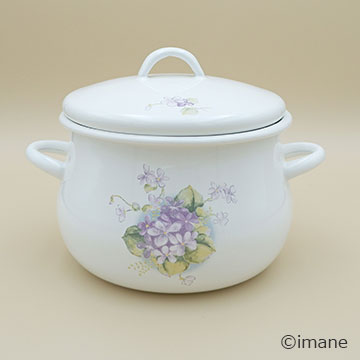 【2024.9月の新商品・入荷しました】imane　スミレ・16㎝キャセロール