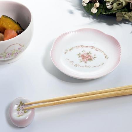 【2024.11月の新商品】imane　リボン・フラワーナッピー皿