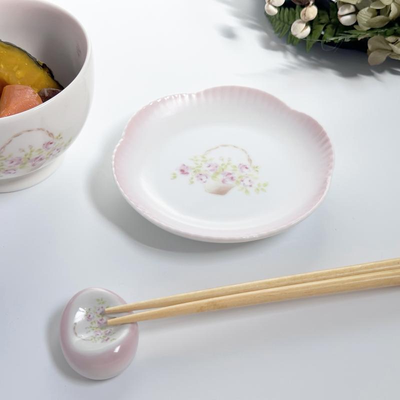 【2024.11月の新商品】imane　ローズバスケット・フラワーナッピー皿