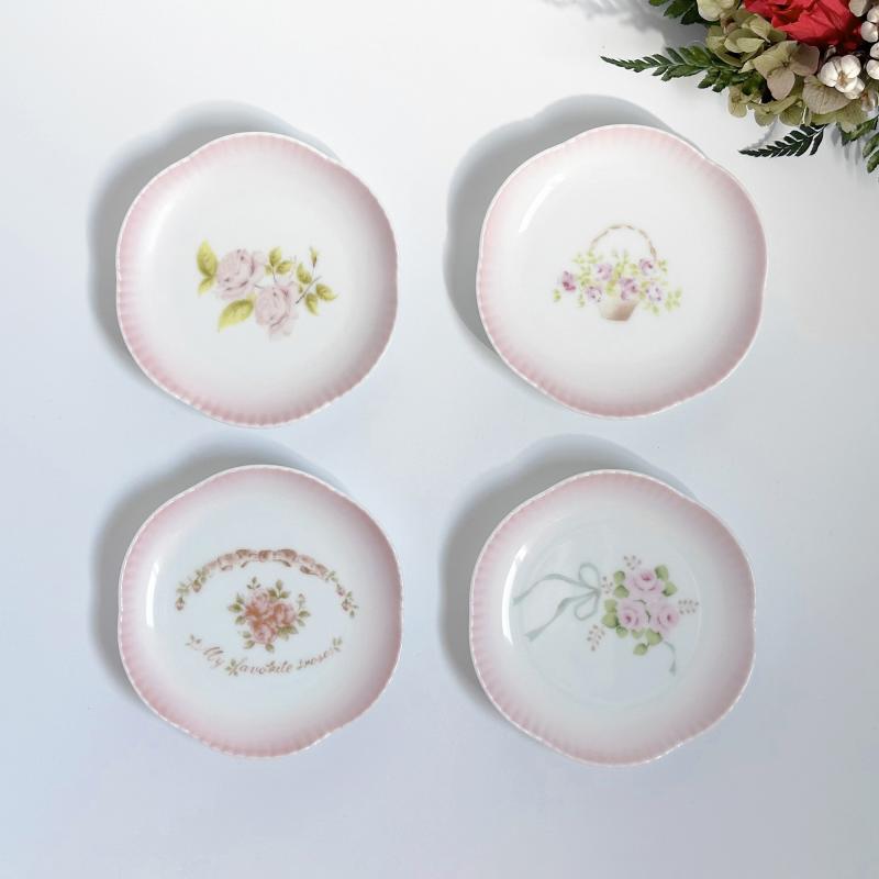 【2024.11月の新商品】imane　ローズバスケット・フラワーナッピー皿