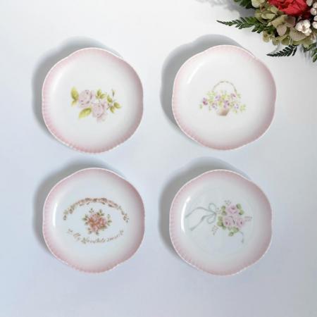 【2024.11月の新商品】imane　ローズバスケット・フラワーナッピー皿