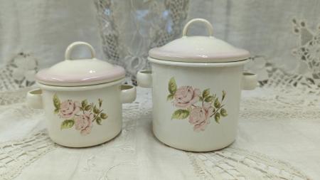 【イマン・デ・パッサージュ】ダイアナローズ・ミニキャセロールS(良品)