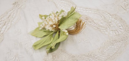 【クリアランスSALE】シルクフラワー*すずらんブーケB*60%OFF