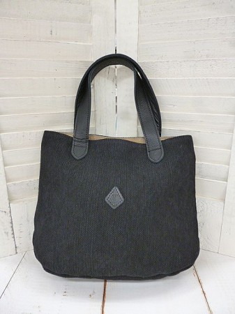 クレドラン　GALE MINI TOTE:BLACK×BLACK