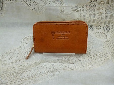 クレドラン　BLOU KEY COIN CASE:CAMEL