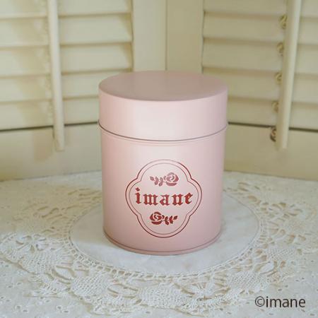 imane　缶・アンティークマットピンク　New