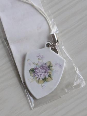 【イマン・デ・パッサージュ】スミレ・携帯ストラップA(良品・40%OFF)※さらに×2お安くなりました。