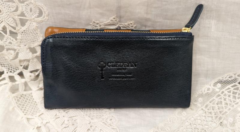 クレドラン　FINI LONG WALLET:NVY×CAM
